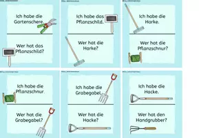 Vorschau - Anderer Materialtyp - Lesespiel Gartengeräte - Seite 2