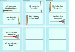 Vorschau - Anderer Materialtyp - Lesespiel Gartengeräte - Seite 3