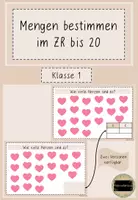 Vorschau - Aufgabenkarten - Materialpaket Mathematik Zahlenraum bis 20 - Seite 1