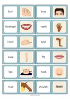Προεπισκόπηση - Flashcards - Body Parts Domino - Παιχνίδι (Αγγλικά) - Σελίδα 2