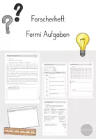 Vorschau - Arbeitsblätter - Fermi-Aufgaben Forscherheft Klasse 3 + 4 - Deckblatt