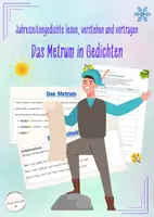 Vorschau - Stundenentwürfe - Materialpaket: Jahreszeitengedichte lesen, verstehen und vortragen (Deutsch, Klasse 5/6) - Seite 1