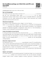 Vorschau - Arbeitsblätter - Der Koalitionsvertrag von CDUCSU und SPD vom April 2025 (mit Lückentext) - Deckblatt