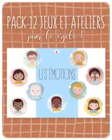Aperçu - Apprentissages en autonomie - Les Émotions, Pack 12 jeux et ateliers pour le cycle 1 - Page 1