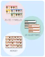 Aperçu - Apprentissages en autonomie - Les Émotions, Pack 12 jeux et ateliers pour le cycle 1 - Page 2