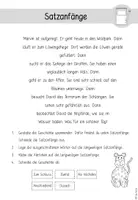 Vorschau - Arbeitsblätter - Satzanfänge Arbeitsblätter - Seite 3