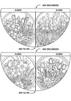Vorschau - Mal- und Bastelvorlagen - Frühlingsblumen Lesezeichen Leseecke Frühling Blumen ausmalen Kunst basteln Ausmalbilder - Seite 3