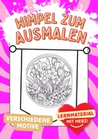 Vorschau - Arbeitsblätter - Wimpel Frühlingsblumen Wimpelkette Frühling Blumen zum Ausmalen Kunst Ausmalbilder - Deckblatt