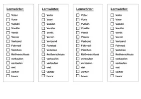 Vorschau - Fördermaterial/Inklusion - Lernwörter - für das wöchentliche Üben - Seite 2