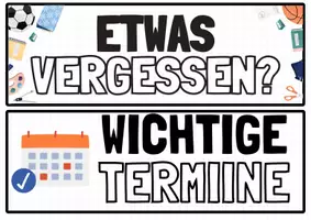 Vorschau - Anderer Materialtyp - KLASSENZIMMER SCHILDER / classroom management Beschriftung - Deckblatt