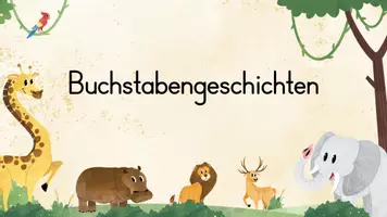 Vorschau - Arbeitsblätter - Buchstabengeschichten - Buchstabeneinführung - Seite 1