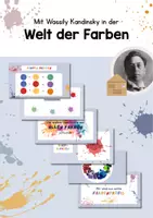 Vorschau - Arbeitsblätter - Farblehre mal anders - komplette Unterrichtsreihe - Deckblatt