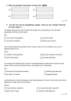 Vorschau - Arbeitsblätter - Arbeit Deutsch - Nomen, Verben und Textverständnis - Seite 1