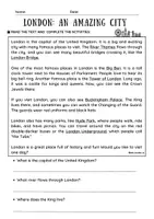 Vista previa - Hojas de trabajo - Hojas de trabajo: British culture - página 1
