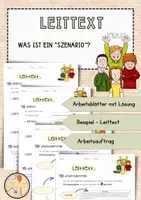 Vorschau - Unterrichtsreihen - Leittext - Arbeiten mit dem Leittext - Vorbereitung auf die Projektprüfung - Deckblatt