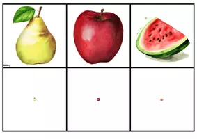 Aperçu - Apprentissages en autonomie - MISE EN PAIRE MINI MAXI - fruits et légumes - Page 3