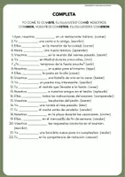Vista previa - Hojas de trabajo - PRETÉRITO INDEFINIDO -ER E -IR VERBOS REGULARES LECTURA PRETERITE TENSE READING SHEET (SPANISH) - página 2
