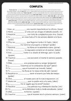 Vista previa - Hojas de trabajo - PRETÉRITO INDEFINIDO E IMPERFECTO VERBOS REGULARES LECTURA - página 2