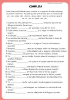 Vista previa - Hojas de trabajo - PRETÉRITO IMPERFECTO LECTURA - página 2