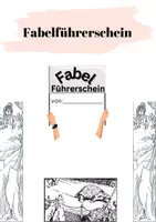 Vorschau - Fördermaterial/Inklusion - Fabelführerschein - Deckblatt