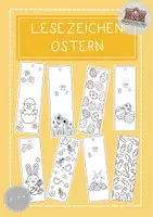 Vorschau - Mal- und Bastelvorlagen - Lesezeichen Ostern - Deckblatt