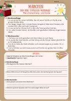 Vorschau - Arbeitsblätter - Märchen und ihre typischen Merkmale - Einstieg ins Thema - Deckblatt