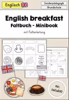 Vorschau - Arbeitsblätter - English breakfast (Frühstück in England) Faltbuch Minibook - Englisch - Deckblatt