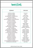 Vorschau - Arbeitsblätter - Frühling: Vocabulary Puzzles for German Learners - Seite 3