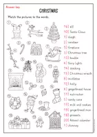 Προεπισκόπηση - Φύλλα εργασίας - Christmas vocabulary activity (English) / Δραστηριότητα χριστουγεννιάτικου λεξιλογίου (Αγγλικά) - Σελίδα 2