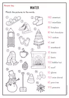 Προεπισκόπηση - Φύλλα εργασίας - Winter vocabulary activity (English) / Δραστηριότητα χειμερινού λεξιλογίου (Αγγλικά) - Σελίδα 2