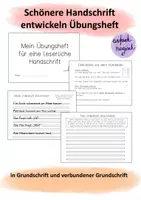 Vorschau - Arbeitsblätter - Leserlich schreiben kleines Übungsheft - Seite 1