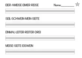 Vorschau - Arbeitsblätter - Freebie: Übungen zum EI - Deckblatt