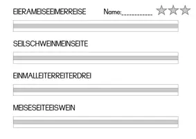 Vorschau - Arbeitsblätter - Freebie: Übungen zum EI - Seite 1