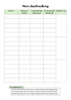 Vorschau - Arbeitsblätter - Mein Lesetracking - Seite 1