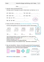 Vorschau - Arbeitsblätter - Gemischte Übungen zum Einstieg in die 5 - Deckblatt