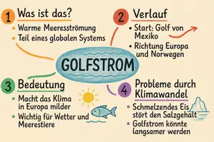 Vorschau - Arbeitsblätter - Lernposter + Arbeitsblatt "Golfstrom" + Onlineübung & MP3 + Mindmap + Infografik - Seite 3