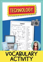 Προεπισκόπηση - Φύλλα εργασίας - Technology vocabulary activity (English) / Δραστηριότητα λεξιλογίου τεχνολογίας (Αγγλικά) - Εξώφυλλο