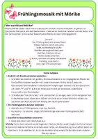 Vorschau - Arbeitsblätter - „Wenn Worte zu Bildern werden – Der Frühling im Mosaikstil“ (1) - Seite 1
