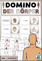 Vorschau - Spiele - Domino "der Körper" DaZ / Deutsch - Deckblatt