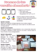 Vista previa - Tarjetas / Manipulativos - Frascos de luz - imagenes por cada letra dedl abc - página 2