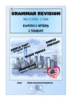 Vorschau - Arbeitsblätter - Back to school - Revision Grammar 7. Klasse - Deckblatt