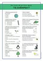 anteprima - Schede informative - Environment Quiz: Freebie (English) / Quiz sull'ambiente: Freebie (inglese) - Pagina 1