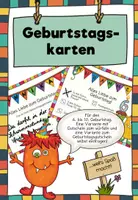 Vorschau - Bildkarten - Geburtstagskarten Gutschein würfeln - Deckblatt