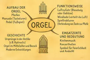 Vorschau - Arbeitsblätter - Lernposter + Arbeitsblätter zum Thema "Orgel" + Lösung & MP3 + Mindmap + Infografik - Seite 3