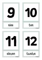 Vorschau - Poster - Numbers / Bildkarten / 1- 20 / Englisch / FREEBIE - Seite 3