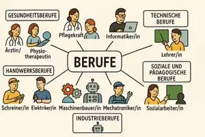 Vorschau - Arbeitsblätter - Lernposter + Arbeitsblätter zum Thema "Beruf" (Lückentext, Hörverstehen) + Lösung & MP3 + Mindmap + Infografik - Seite 3