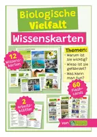 Vorschau - Arbeitsblätter - Biologische Vielfalt - Warum ist sie wichtig? Wieso ist sie gefährdet? Was kann man tun? - Deckblatt