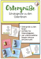 Vorschau - Mal- und Bastelvorlagen - Materialpaket Geschenke zu den Ferien Vorlagen - Seite 1