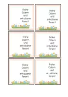 Vorschau - Mal- und Bastelvorlagen - Materialpaket Geschenke zu den Ferien Vorlagen - Seite 3