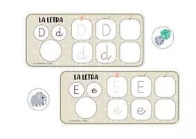 Vista previa - Refuerzo / NEE / Materiales de apoyo - Las letras del abecedario - página 3
